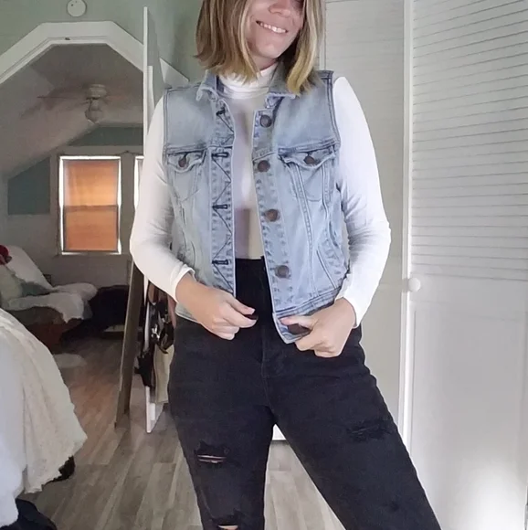 American eagle denim vest - Picture 9 of 12
